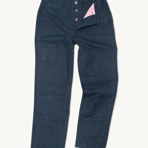 Imperfects – Navy Shipyard Canvas Courier Pants (32in)